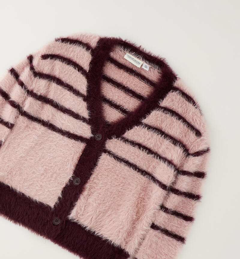 Cardigan da bambina GRAPE WINE-3055