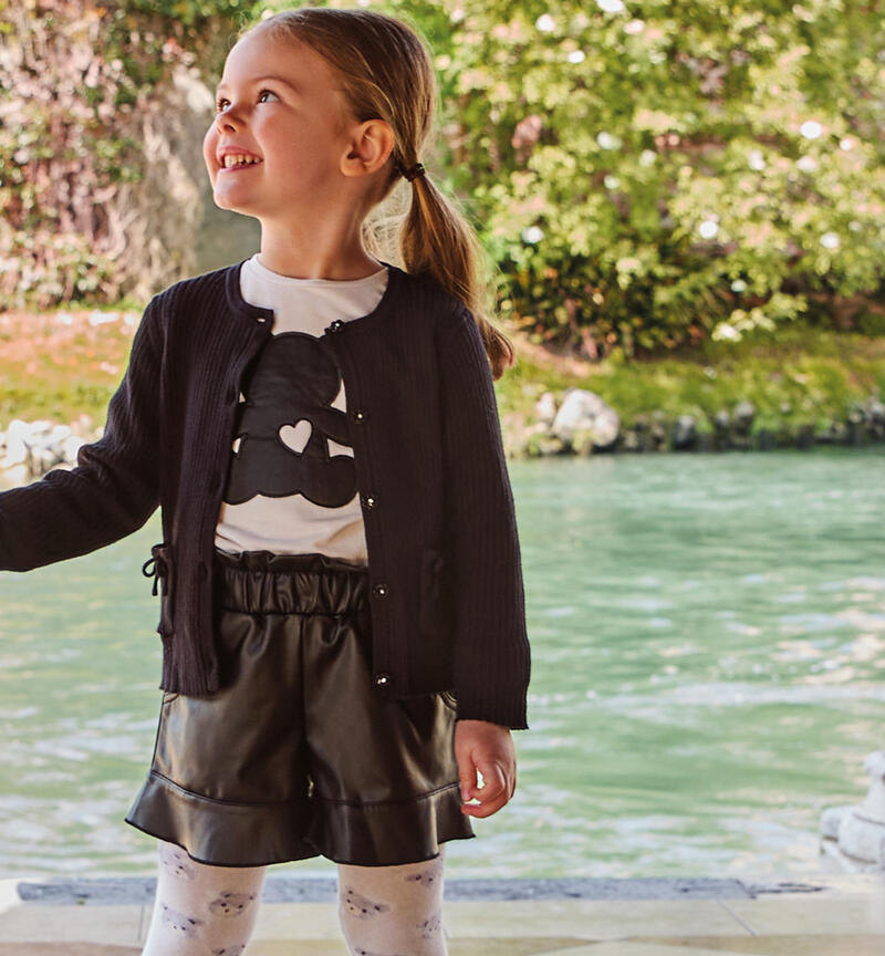 Girl's cardigan NERO-0658