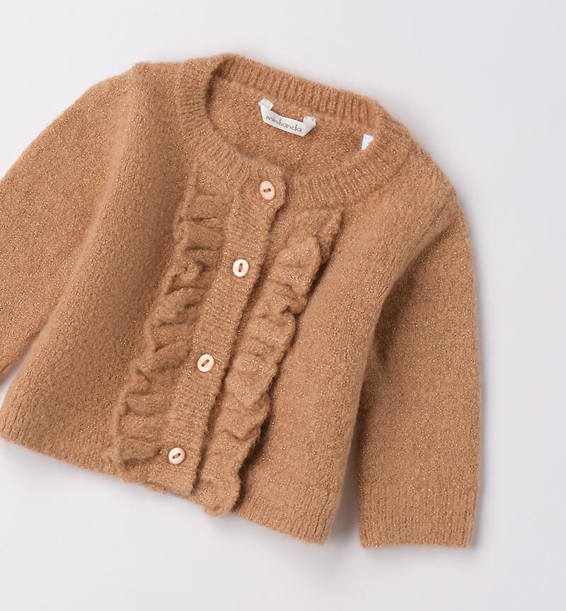Newborn girl cardigan BISCUIT-0945