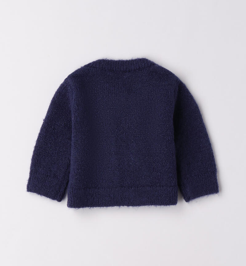 Newborn girl cardigan NAVY-3547