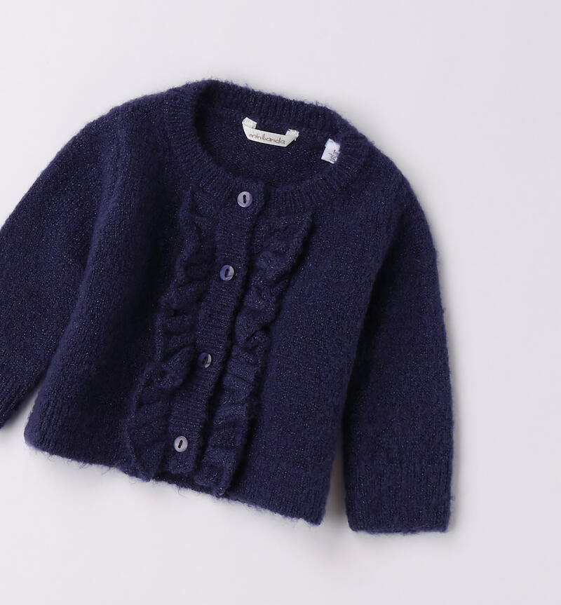 Newborn girl cardigan NAVY-3547