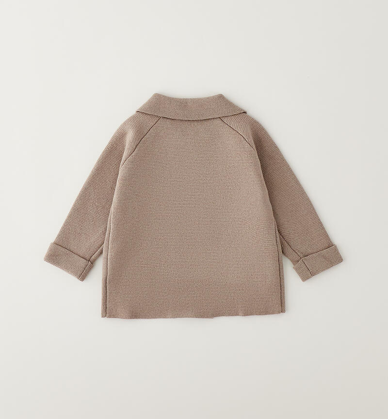 Cardigan da neonato BEIGE SCURO-0445