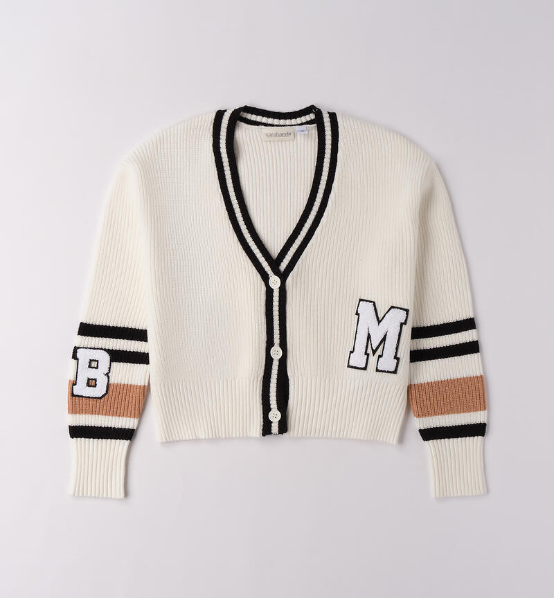 Cardigan da ragazza PANNA-0112