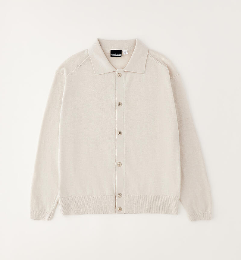 Sarabanda Boys' Cardigan ECRU'-0432