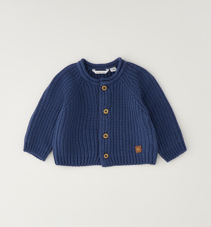 Baby Miniband Cardigan AVION/GRIGIO-3928