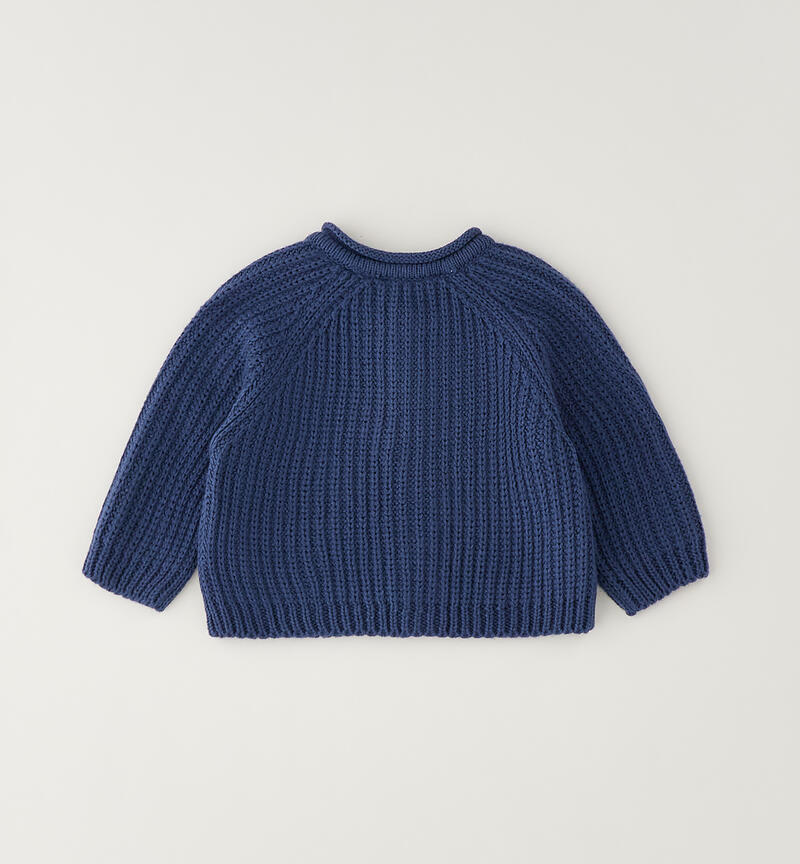 Baby Miniband Cardigan AVION/GRIGIO-3928
