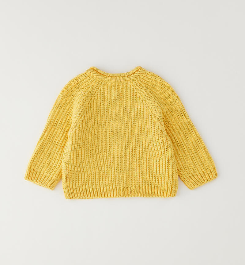 Baby Miniband Cardigan GIALLO-1624