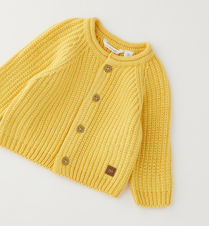 Baby Miniband Cardigan GIALLO-1624