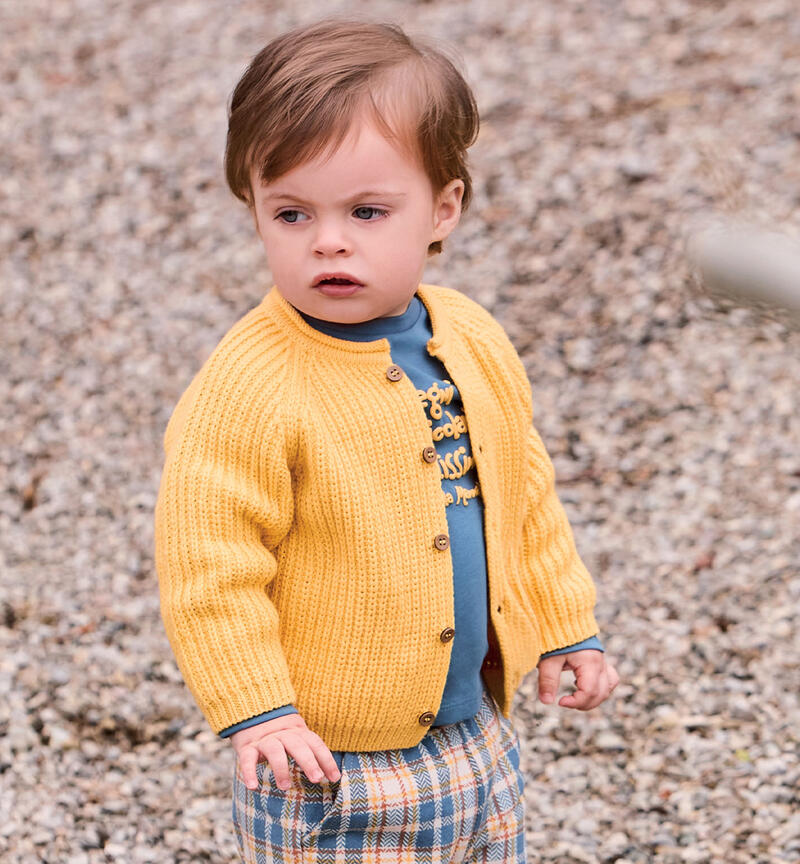 Baby Miniband Cardigan GIALLO-1624