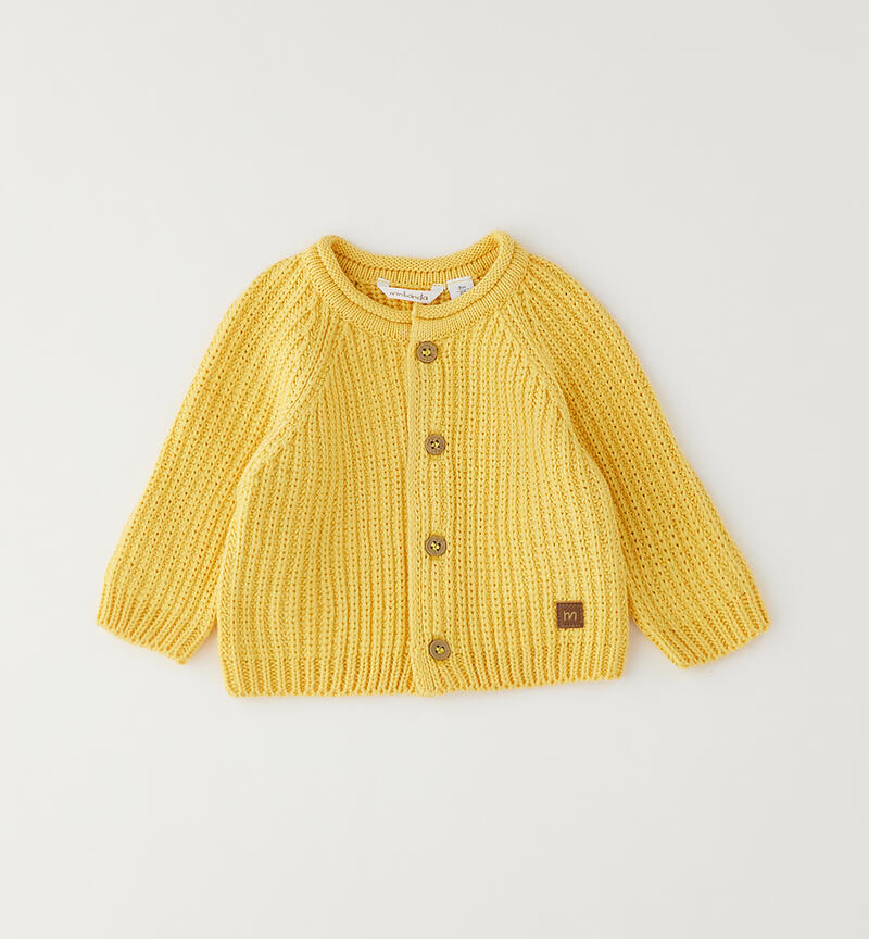 Baby Miniband Cardigan GIALLO-1624