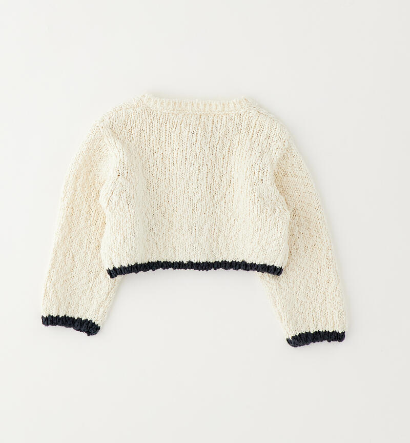 Baby girl cotton cardigan BEIGE-0151