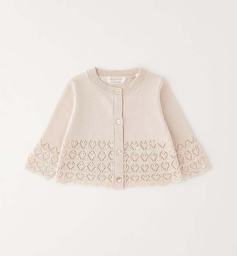 Minibanda baby cardigan CRYSTAL GRAY-2911