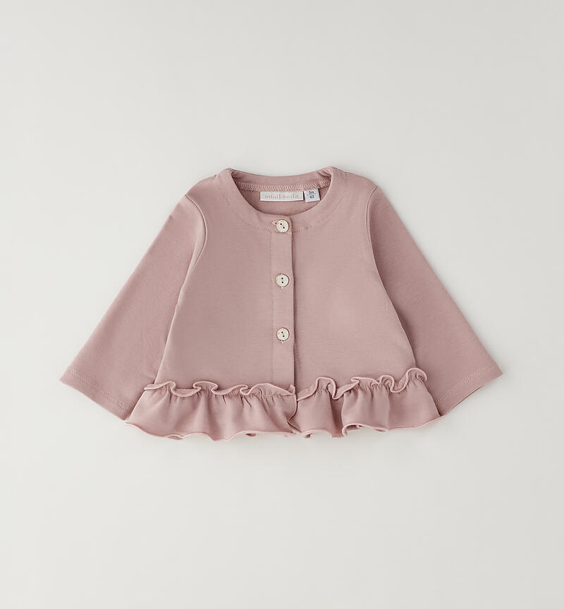 Cardigan neonata Minibanda LIGHT PINK-2921