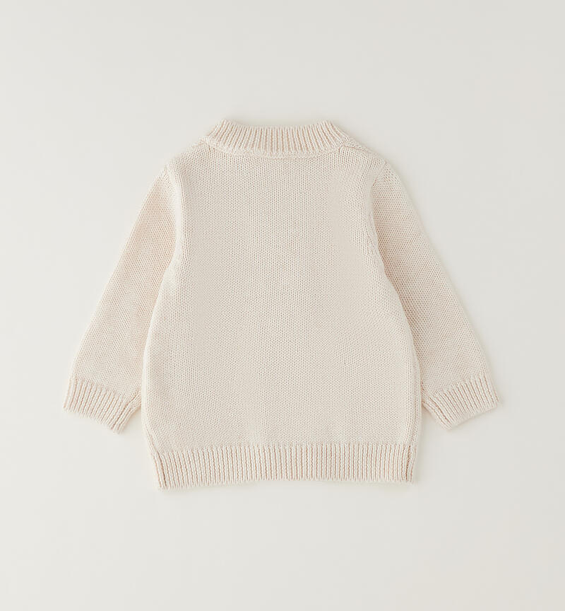 Cardigan neonato Minibanda BEIGE MELANGE-8830