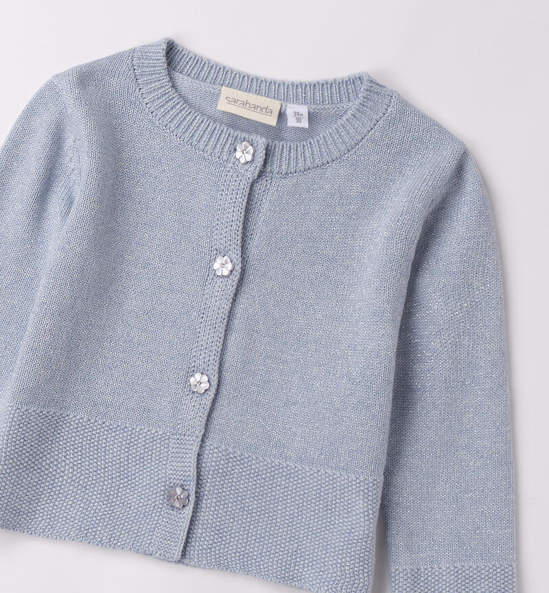 Cardigan per bambina AZZURRO MELANGE-8925