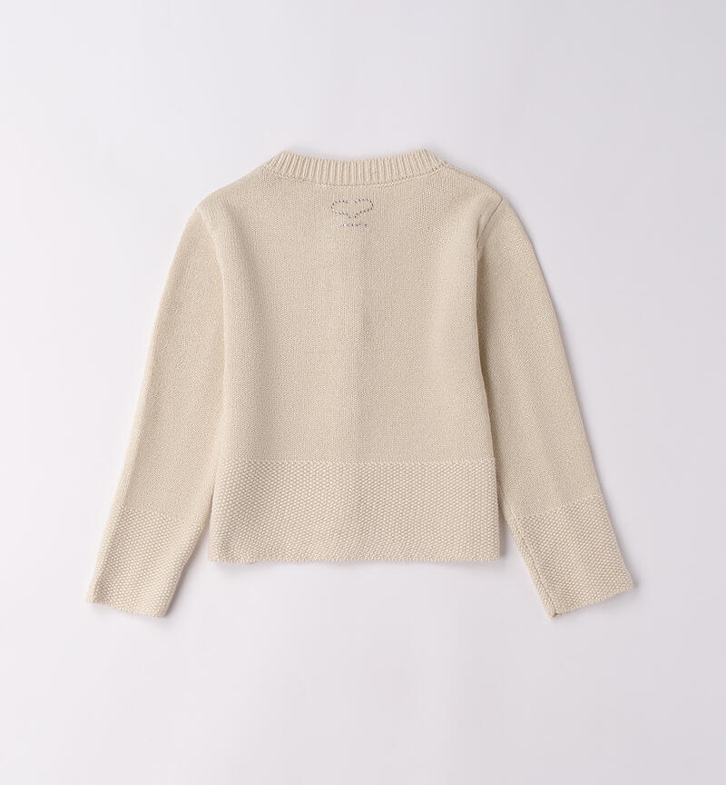 Cardigan per bambina CREMA-0921