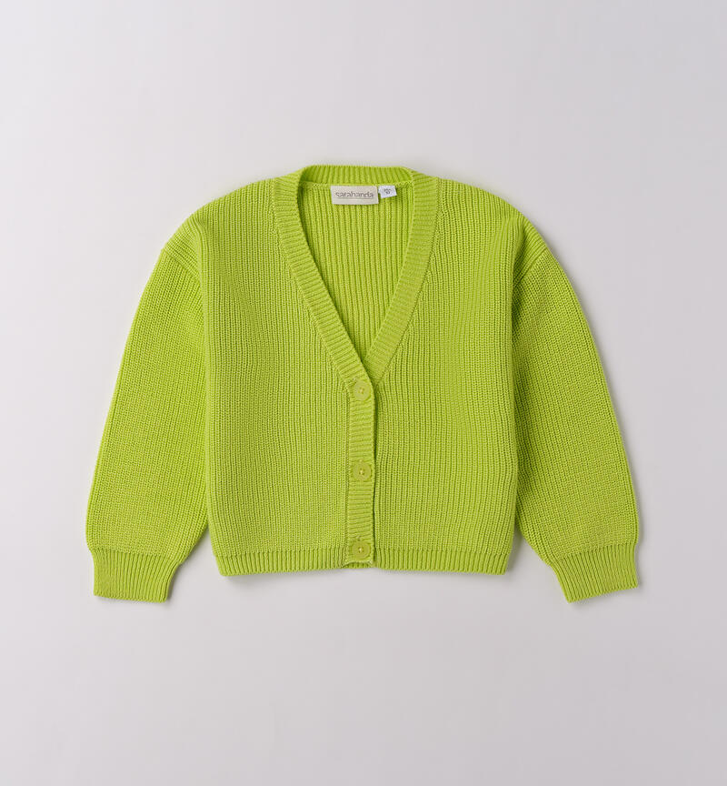 Cardigan per bambina LIME-5233