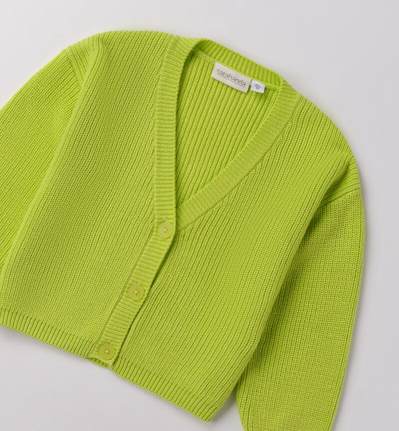 Cardigan per bambina LIME-5233