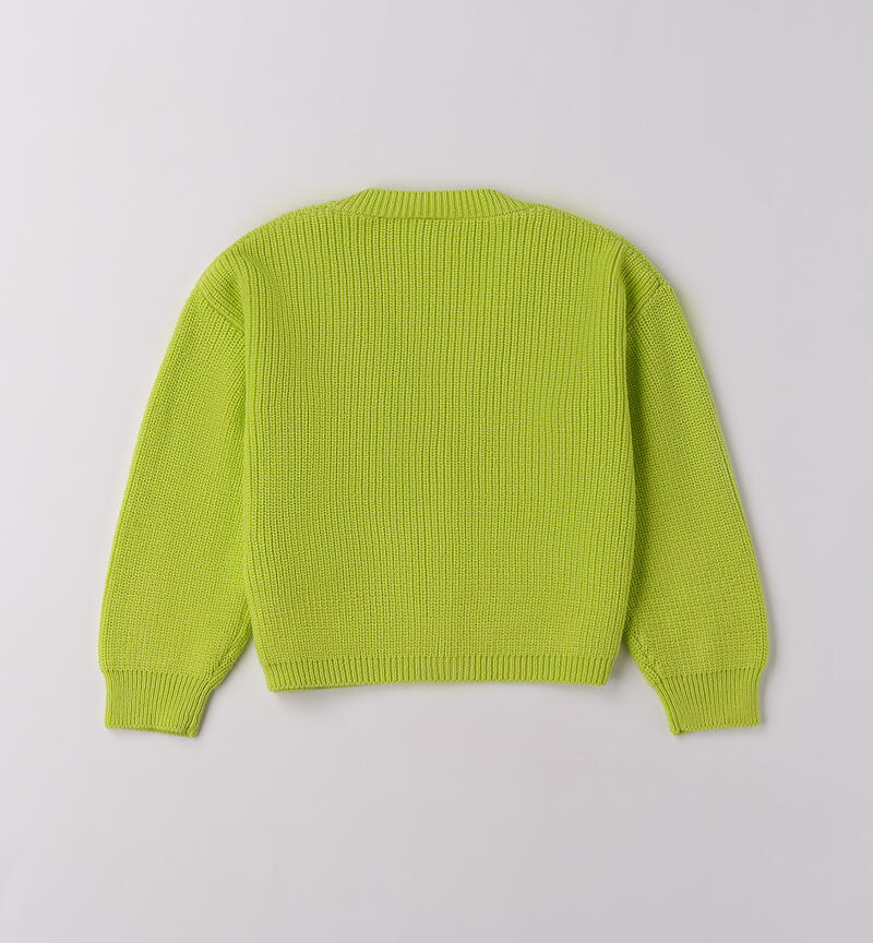 Cardigan per bambina LIME-5233