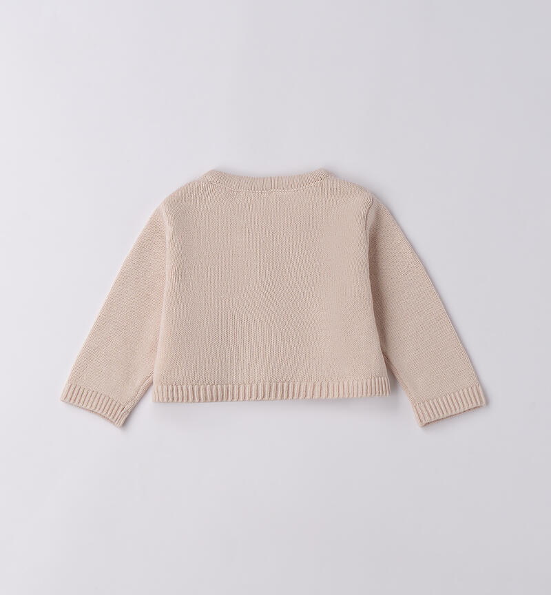 Girl¿s cardigan CRYSTAL GRAY-2911