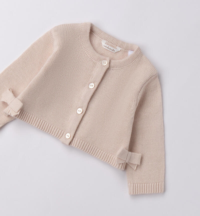 Girl¿s cardigan CRYSTAL GRAY-2911