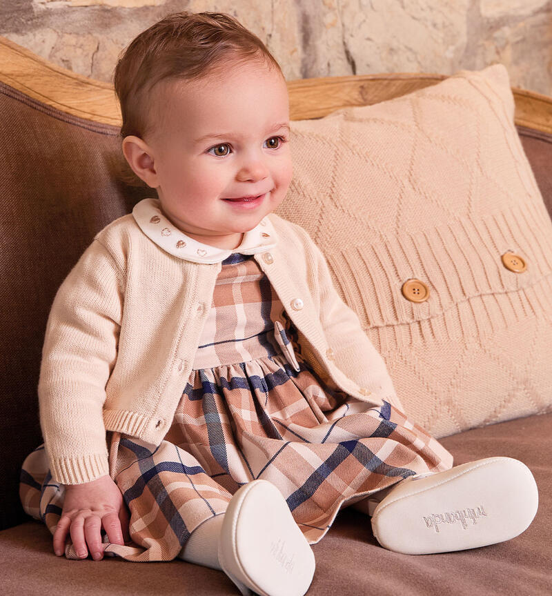 Girl¿s cardigan CRYSTAL GRAY-2911