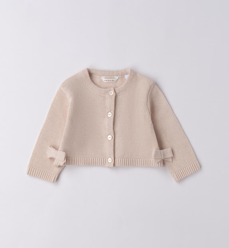 Girl¿s cardigan CRYSTAL GRAY-2911