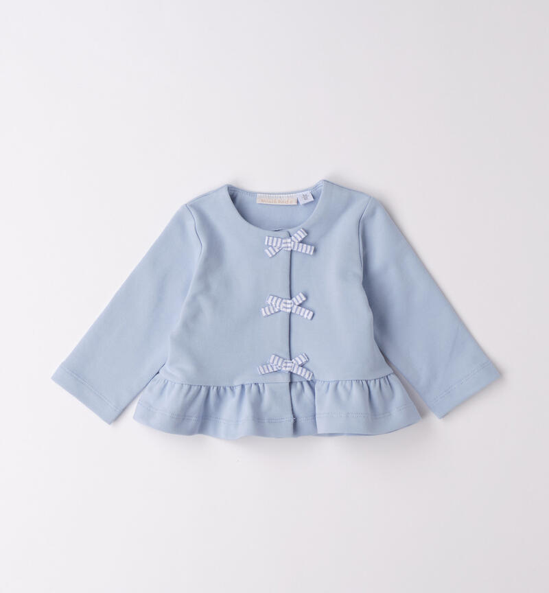 Cardigan for baby girl AZZURRO-3661