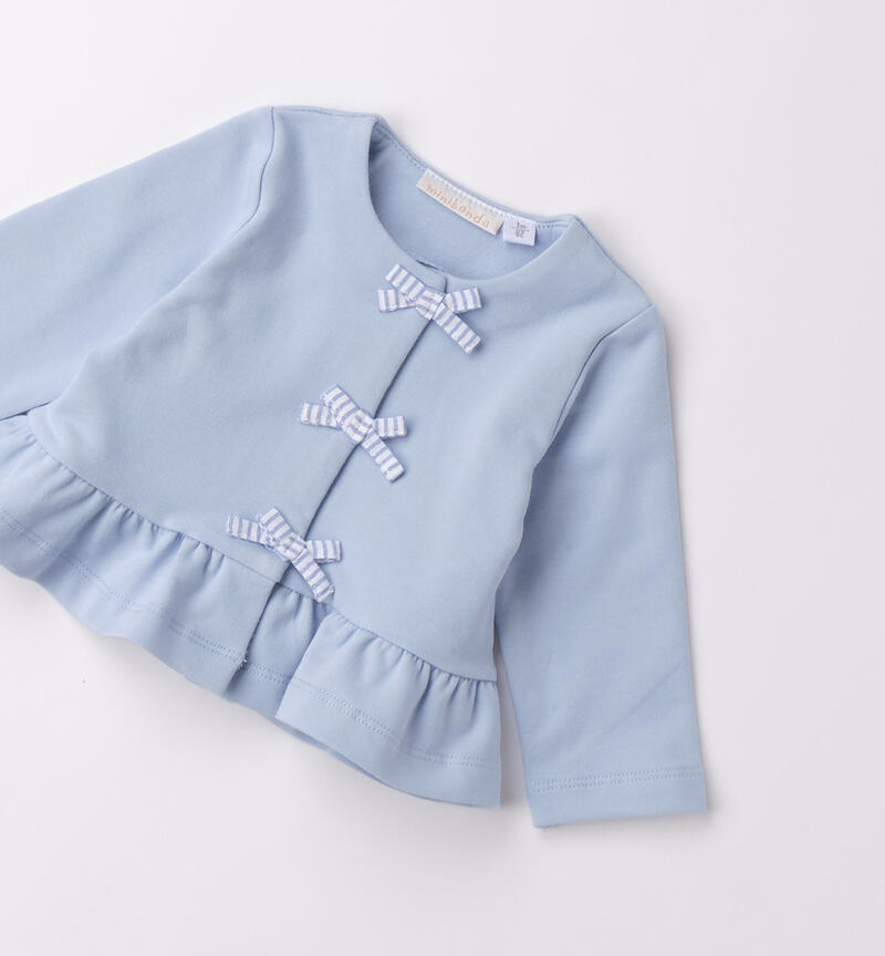 Cardigan for baby girl AZZURRO-3661