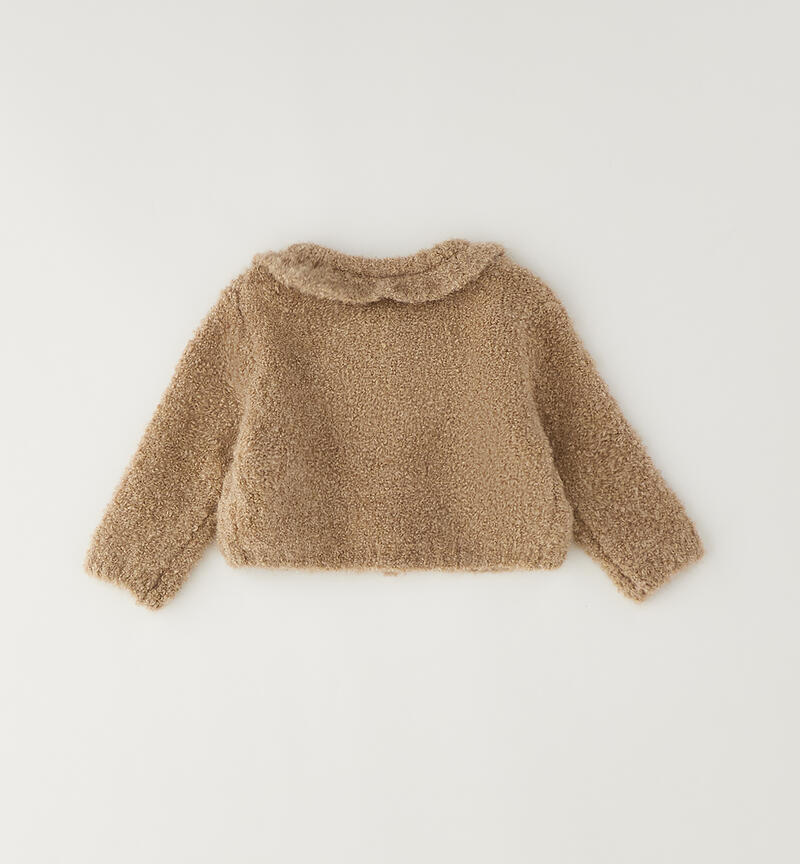 Minibanda baby girl cardigan TORTORA-0932
