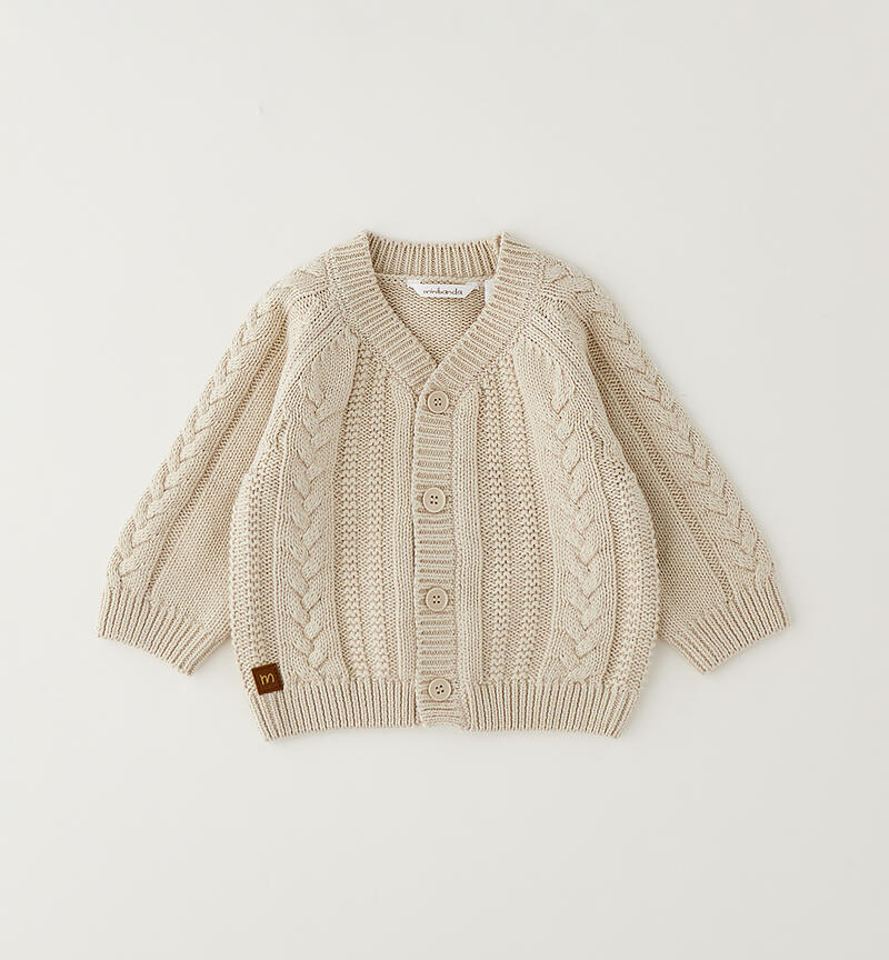 Cardigan per neonato BEIGE-0421