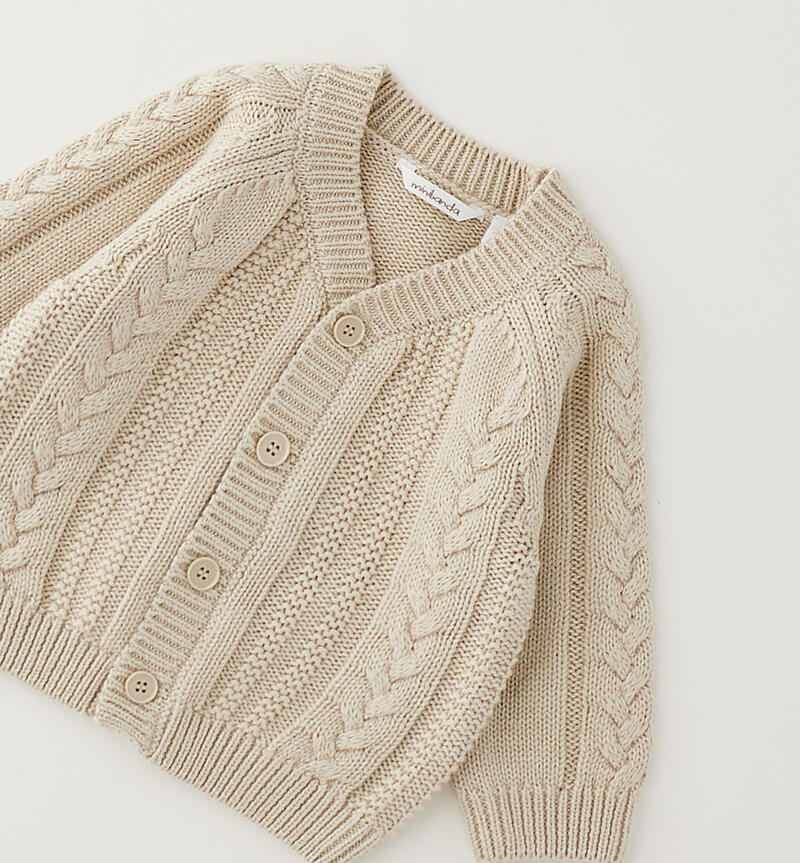 Cardigan per neonato BEIGE-0421