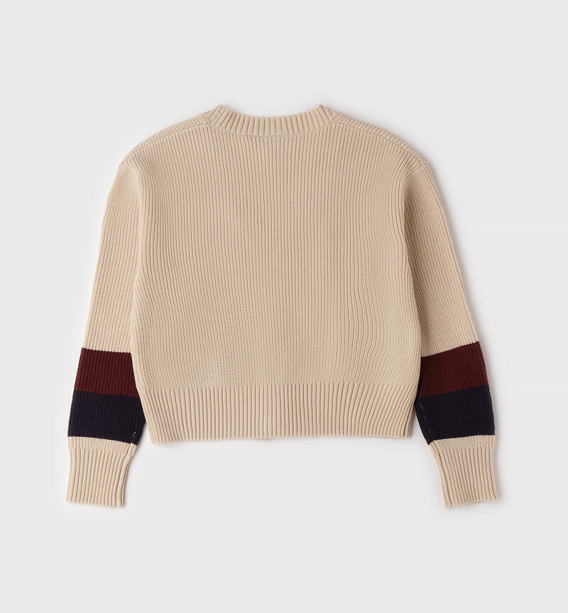 Sarabanda girl's cardigan ECRU'-0164