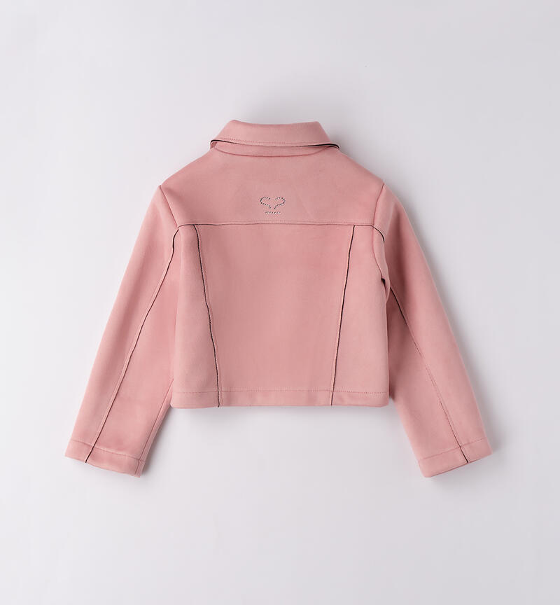 Girl's faux leather biker jacket ROSA-2524