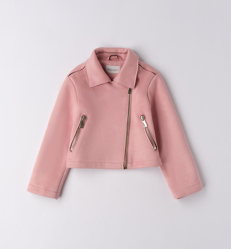 Girl's faux leather biker jacket ROSA-2524