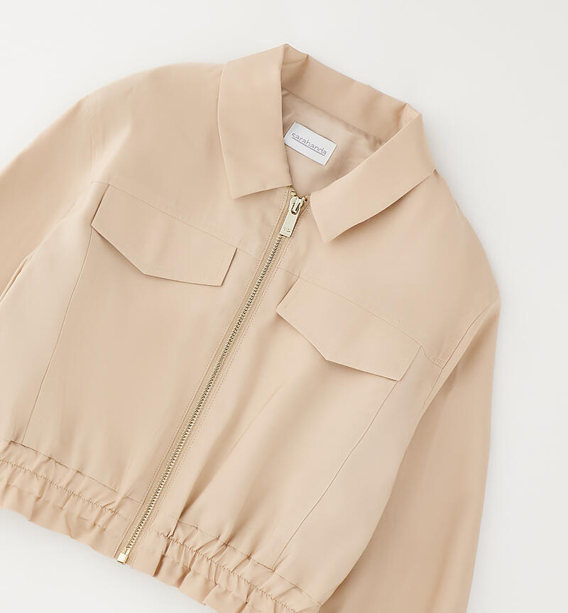 Chiodo Sarabanda ragazza BEIGE-0941