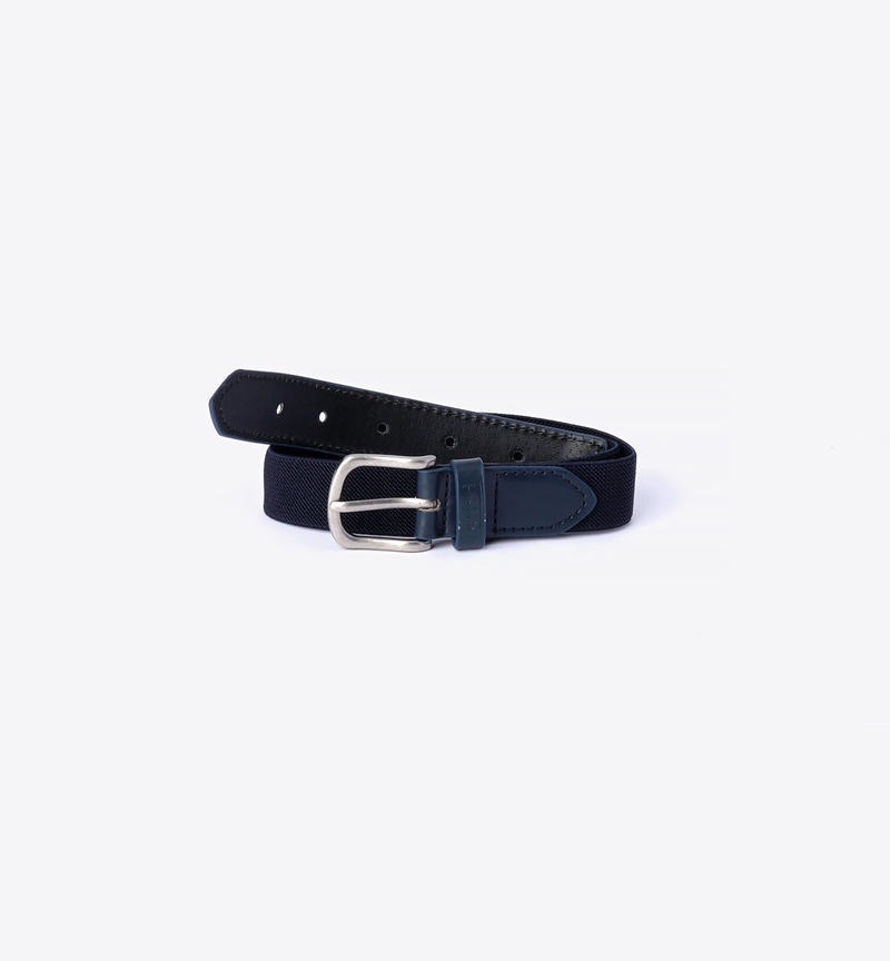 Sarabanda elastic belt for boys from 9 months to 8 years NAVY-3854