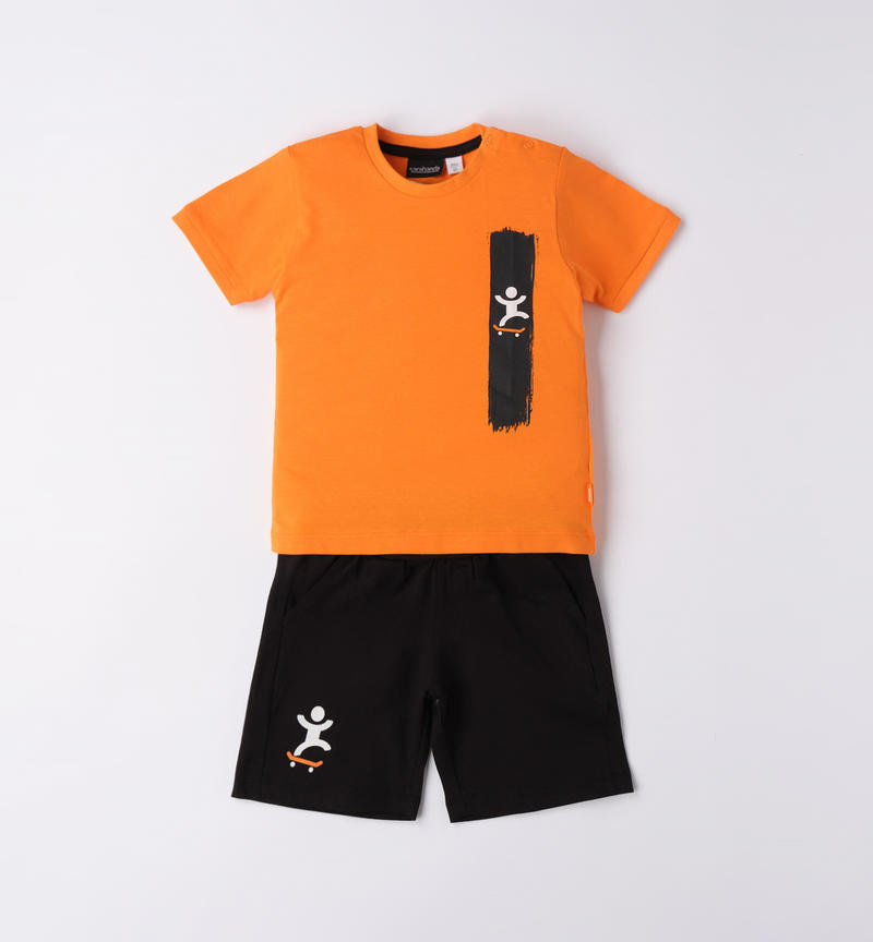 Comodo completo bambino da 9 mesi a 8 anni Sarabanda ARANCIO-1844