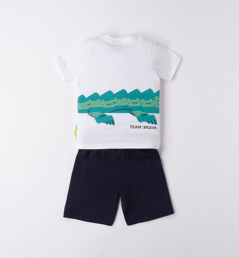 Comodo completo bambino da 9 mesi a 8 anni Sarabanda BIANCO-0113