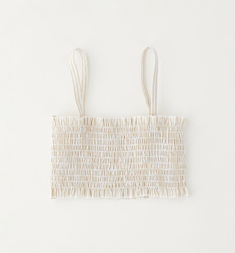 Completino 3 pezzi bambina BEIGE-0941