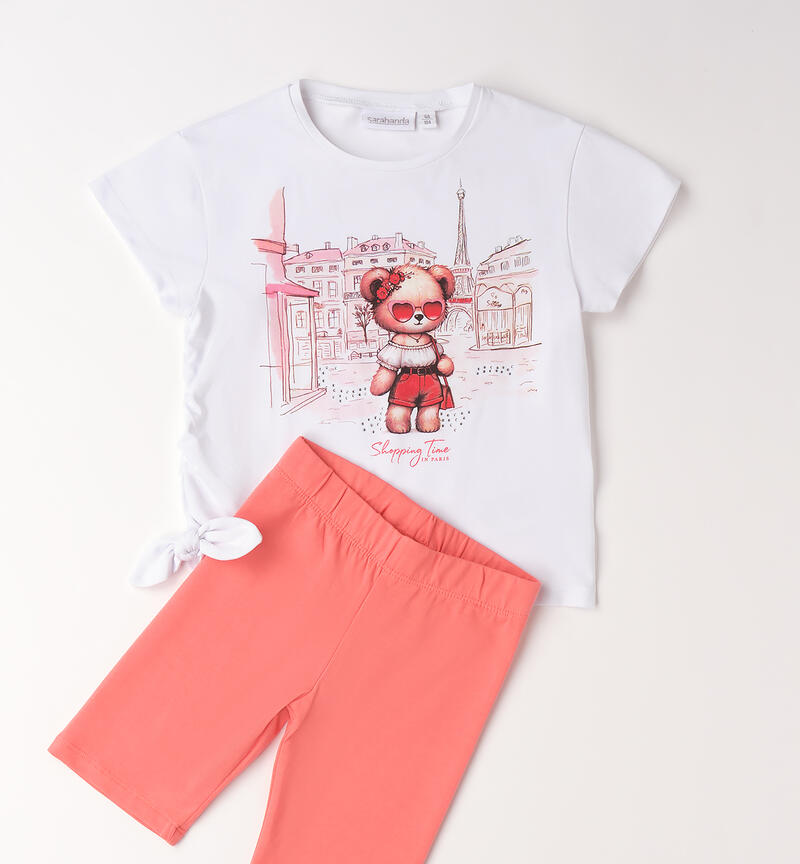 Completino bambina 2 pezzi CORALLO-2143