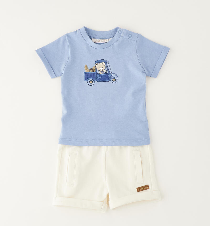 Completino bimbo neonato L.BLUE-3964