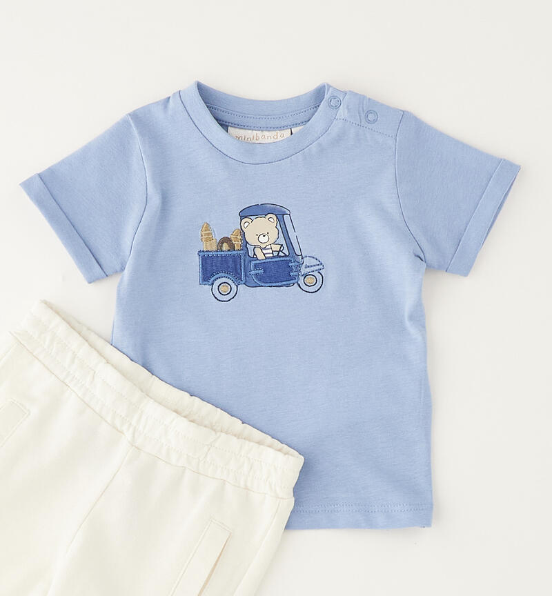 Completino bimbo neonato L.BLUE-3964