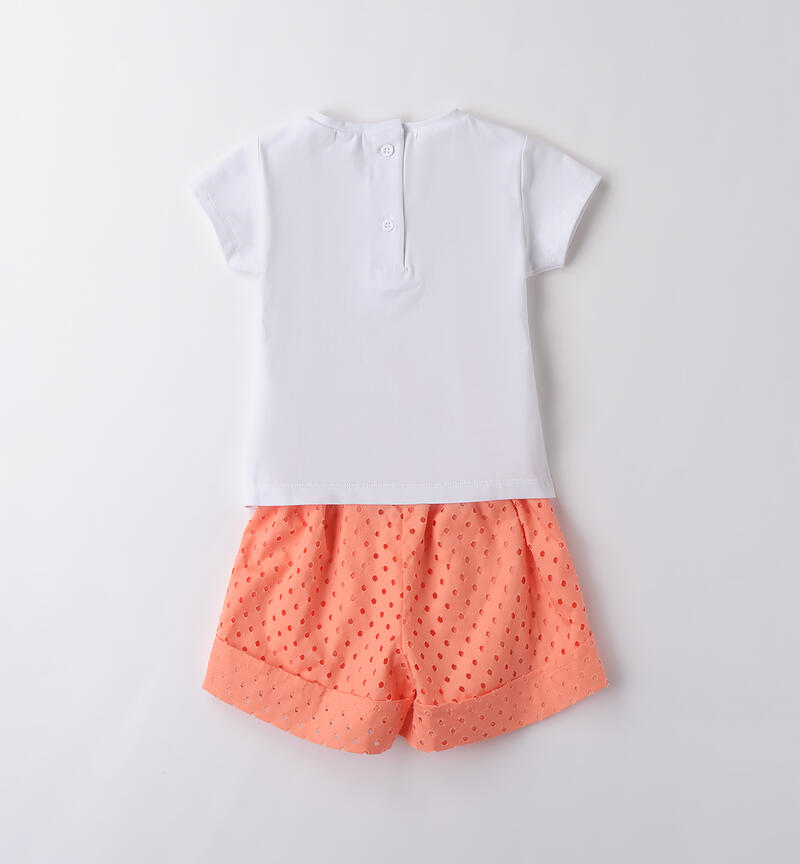 Completino da bambina BIANCO-0113