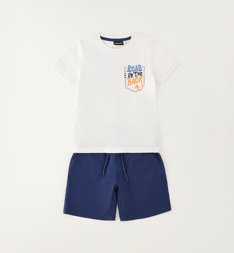 Summer outfit for children BIANCO-0113