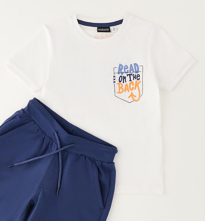 Summer outfit for children BIANCO-0113