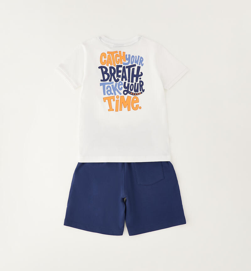 Summer outfit for children BIANCO-0113