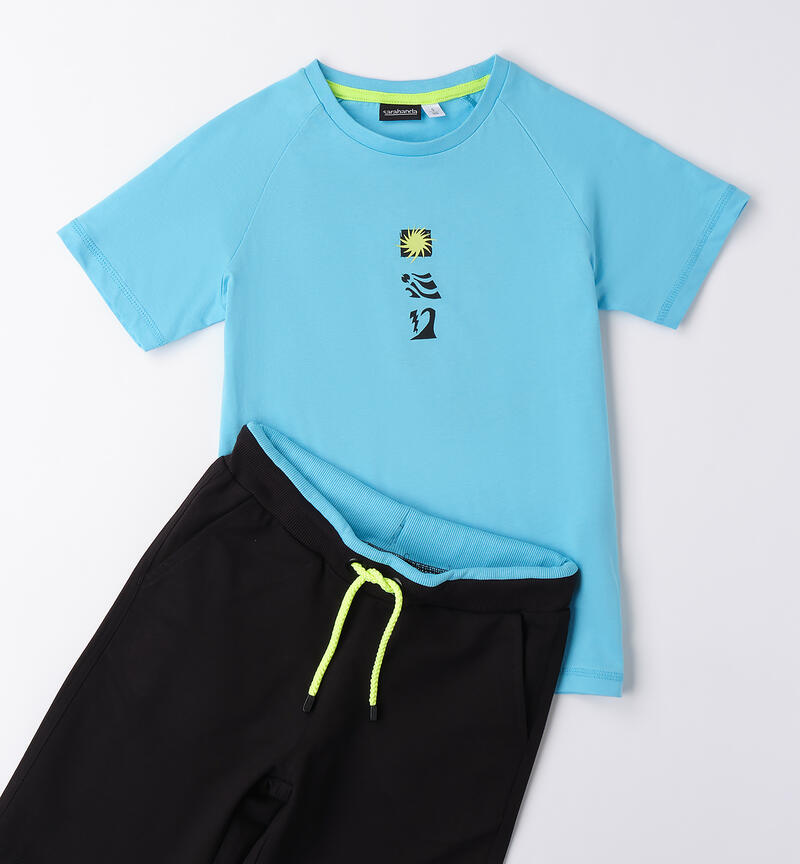 Summer boy outfit LIGHT BLUE-4064