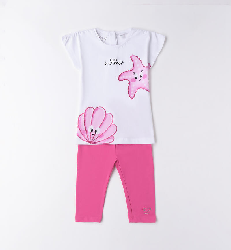 Completino per bambina BIANCO-0113