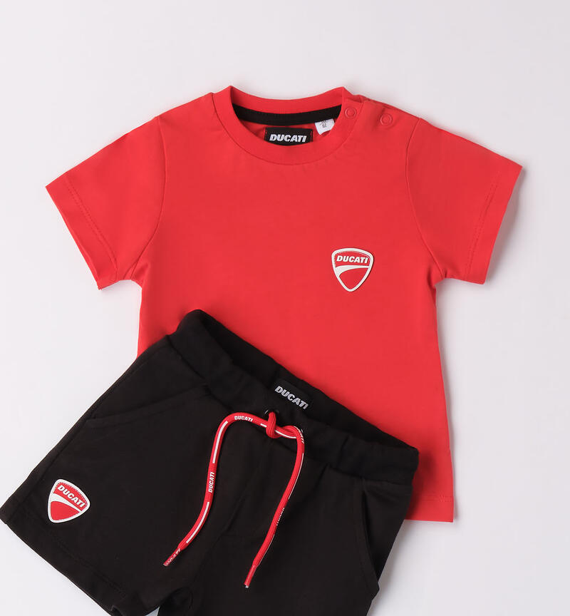 Boys' red Ducati outfit ROSSO-2236